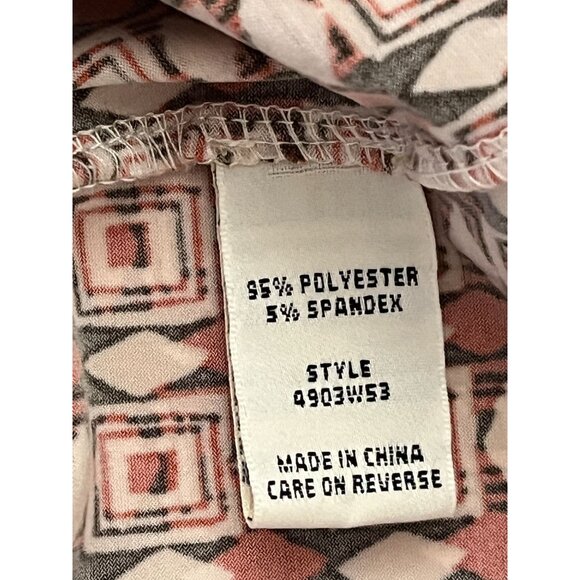 Max Studio Dress Womens Small Sundress Mini Sleeveless Orange Print Work Casual - Picture 12 of 12